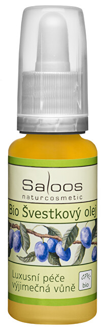 Saloos Bio Slivkový olej lisovaný za studena 20 ml