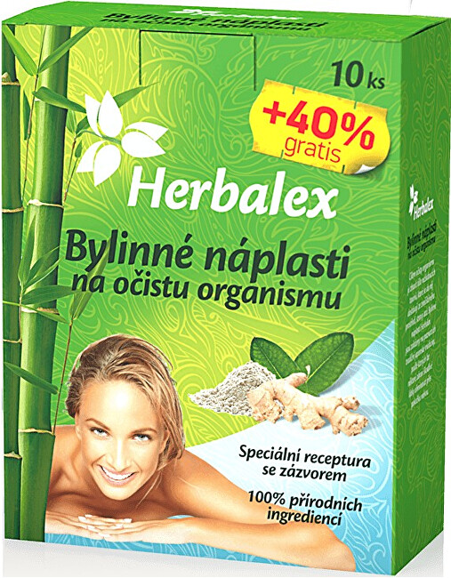 Herbamedicus Bylinné náplasti na očistu organizmu 10   40% GRATIS 14x9g