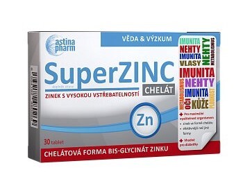 Astina SuperZINC chelát 30 tabliet