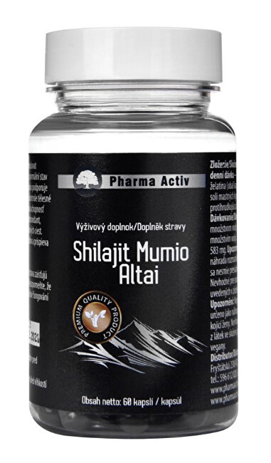 Pharma Activ Shilajit Mumio Altai 60 tabliet