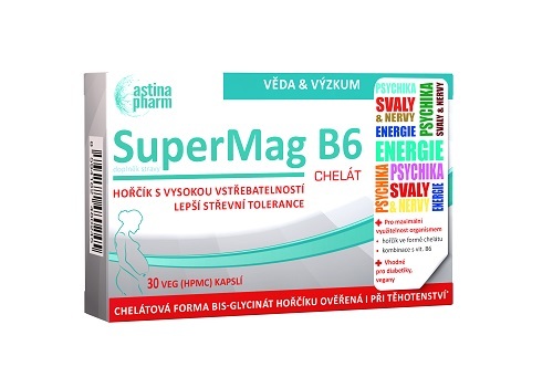 Astina Supermag B6 chelát, 30 tabliet