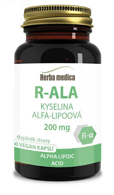 HerbaMedica Acti R - ALA (kyselina lipoová) - 60 tabletiek - 200 mg