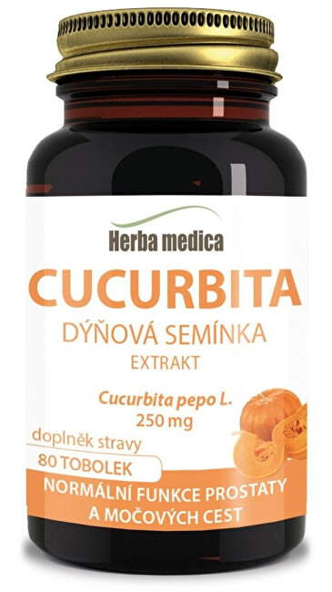 HerbaMedica Cucurbita - tekvica obyčajná (prostata) 80 tabliet