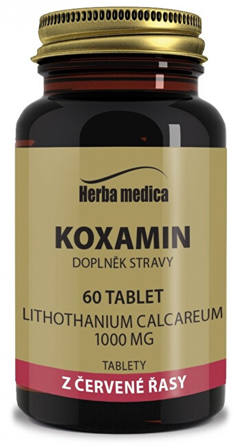 HerbaMedica Koxamin 62g - kosti kĺby, prírodné vápnik 60 tabliet