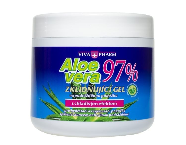Vivapharm Aloe Vera upokojujúci gél s 97% aloe v doze 600 ml