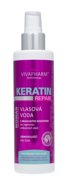 Vivapharm Keratínová vlasová voda obnovujúci pre ženy 200 ml