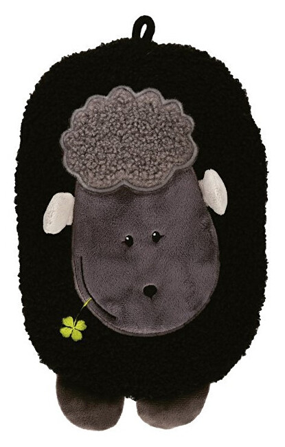 Hugo-Frosch Detský termofor Eco Junior Comfort s motívom ovečky - čierna