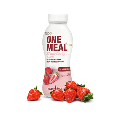 NUPO ONE MEAL   PRIME hotový nápoj Strawberry Love 372 g