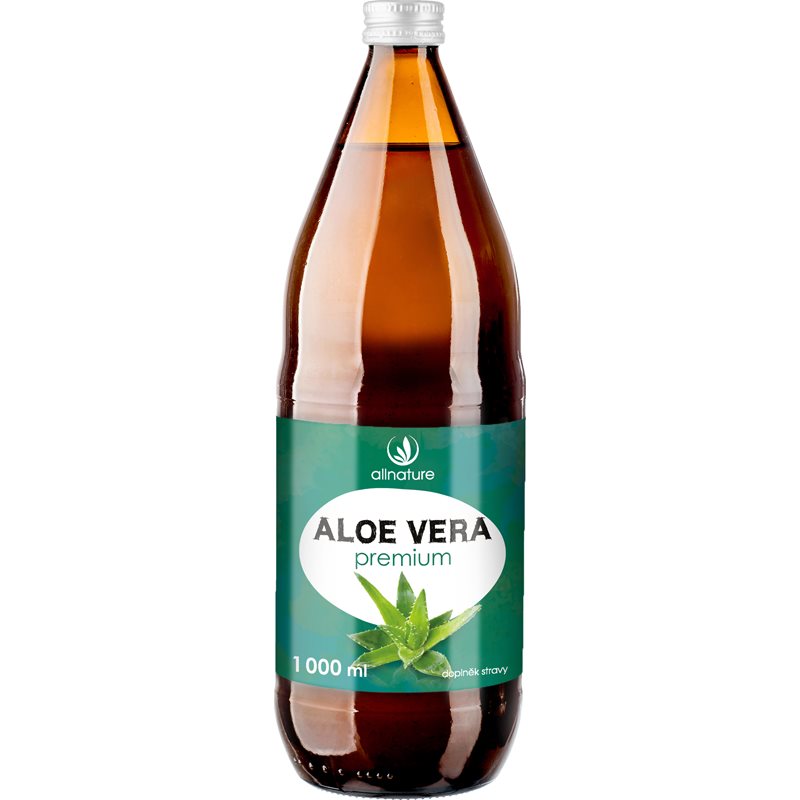 Allnature Aloe vera Premium 100  percent šťava 1000 ml