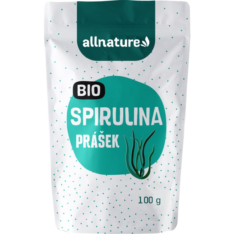 Allnature Spirulina BIO prírodný antioxidant v BIO kvalite 100 g