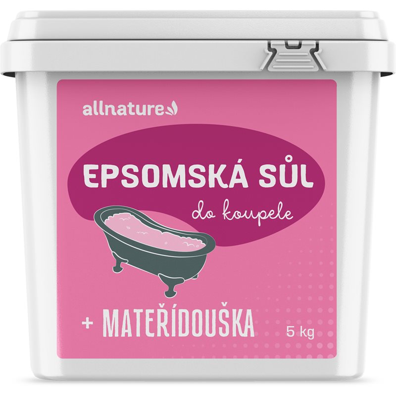 Allnature Epsomská soľ Materina dúška soľ do kúpeľa 5000 g