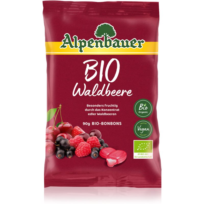 Alpenbauer BIO Lesné plody cukríky v BIO kvalite 90 g