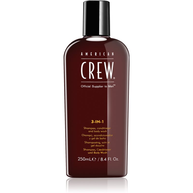 American Crew Hair  Body 3-IN-1 šampón, kondicionér a sprchový gél 3 v 1 pre mužov 250 ml