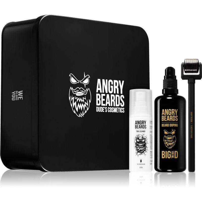 Angry Beards Dudes Cosmetics darčeková sada na bradu pre mužov
