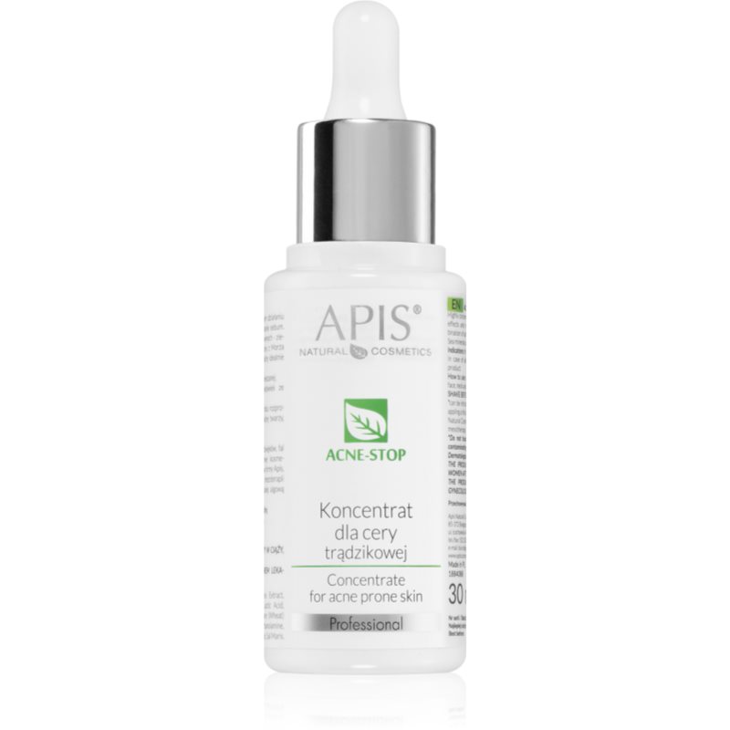 Apis Natural Cosmetics Acne-Stop Professional koncentrát pre mastnú pleť so sklonom k akné 30 ml