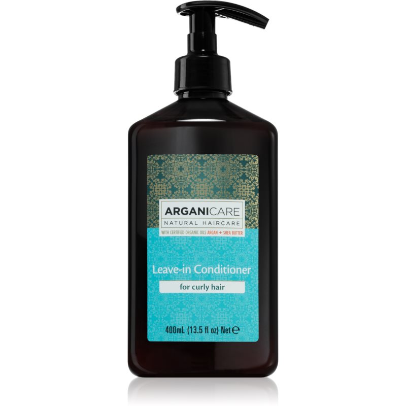 Arganicare Argan Oil  Shea Butter Leave-In Conditioner bezoplachový kondicionér pre kučeravé vlasy 400 ml