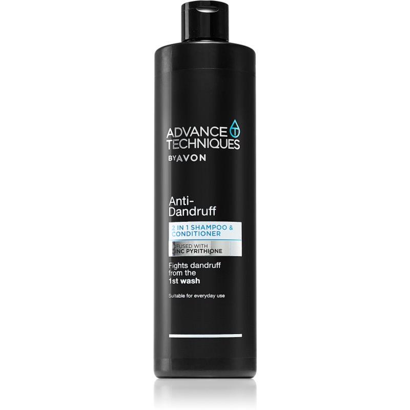 Avon Advance Techniques Anti-Dandruff šampón a kondicionér 2 v1 proti lupinám 400 ml