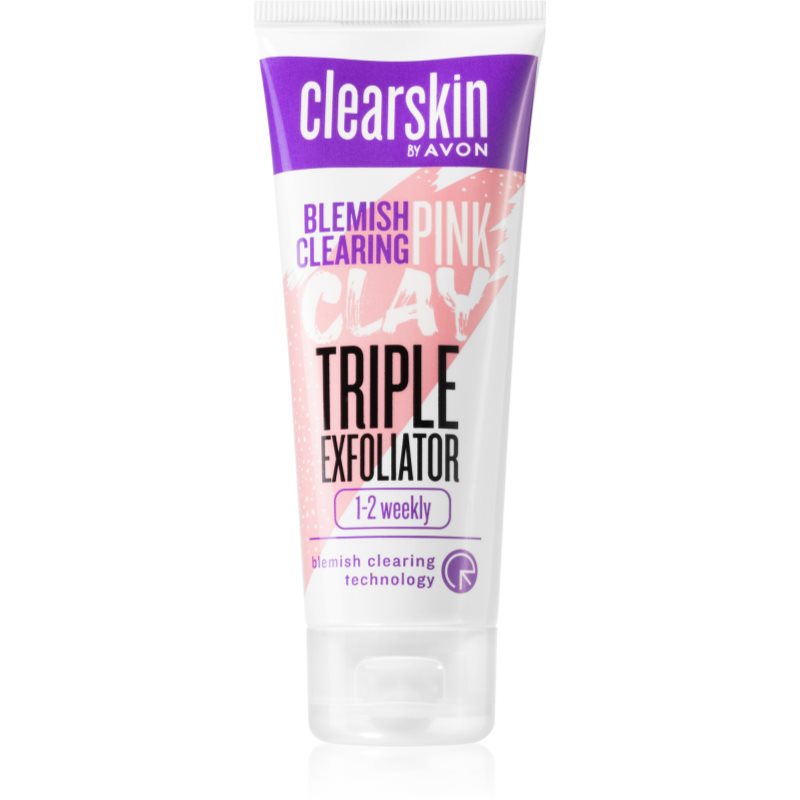 Avon Clearskin Blemish Clearing čistiaci pleťový peeling proti akné 75 ml
