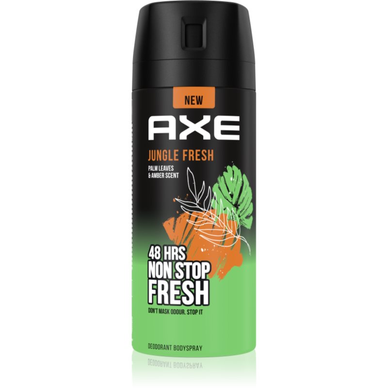 Axe Jungle Fresh deodorant a telový sprej pre mužov Palm Leaves  Amber 150 ml