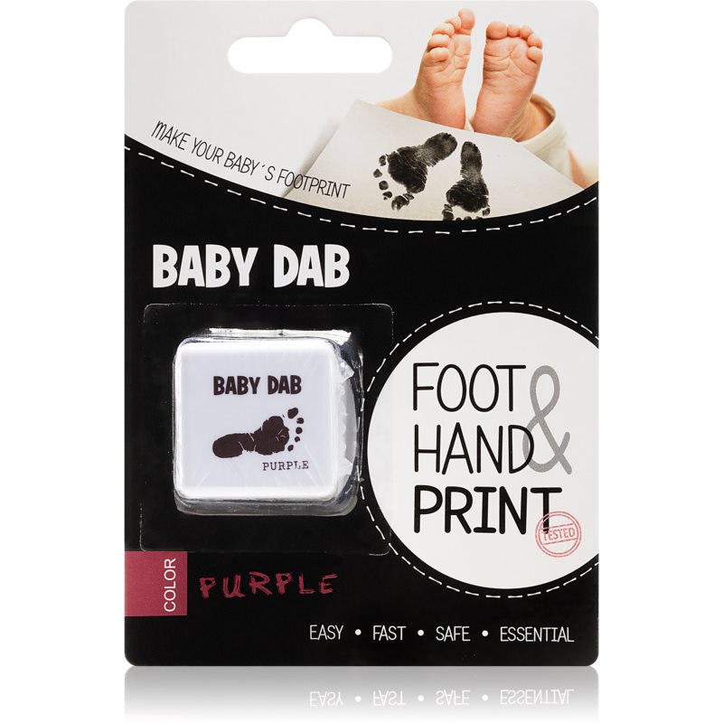 Baby Dab Foot  Hand Print Purple farba na detské odtlačky 1 ks