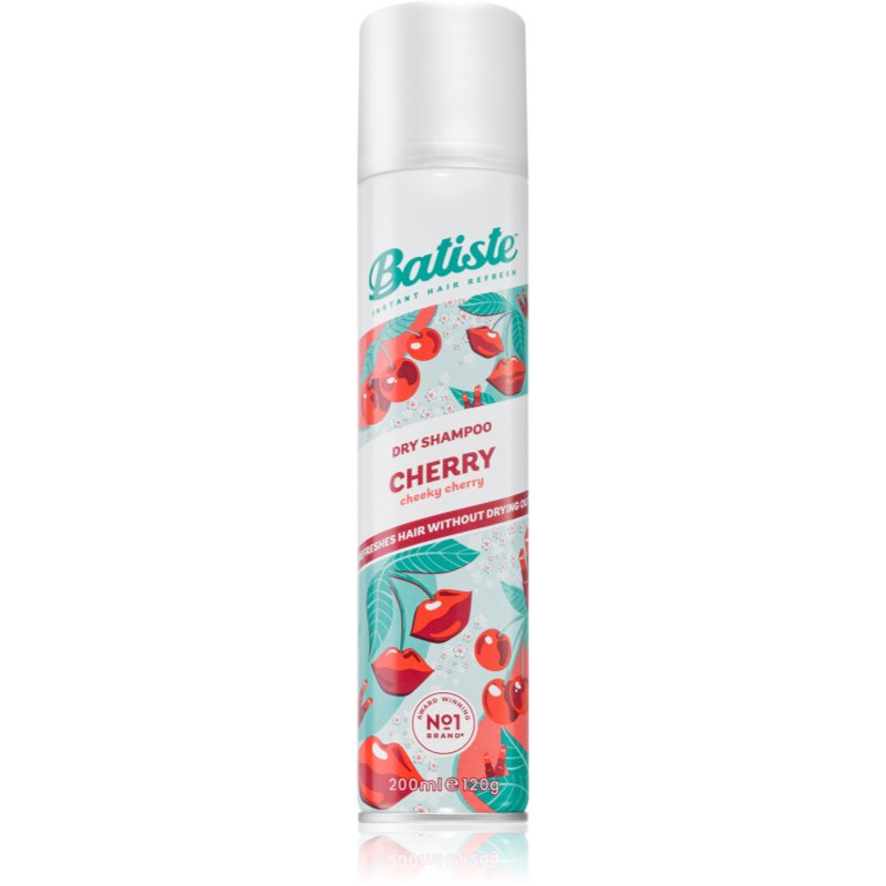 Batiste Fruity  Cheeky Cherry suchý šampón pre objem a lesk 200 ml