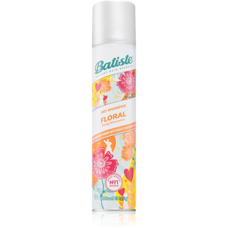 Batiste Floral Lively Blossoms suchý šampón pre všetky typy vlasov 200 ml
