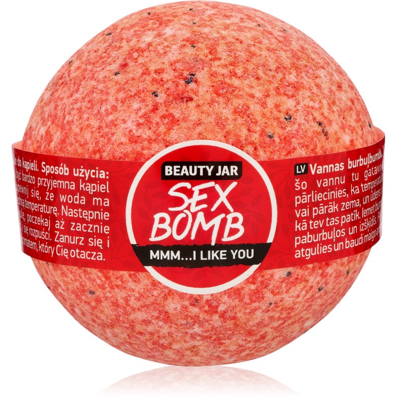 Beauty Jar Sex Bomb Mmm...I Like You šumivá guľa do kúpeľa 150 g