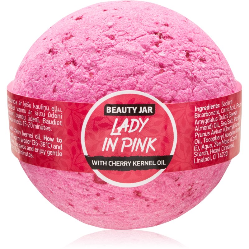 Beauty Jar Lady In Pink šumivá guľa do kúpeľa 150 g