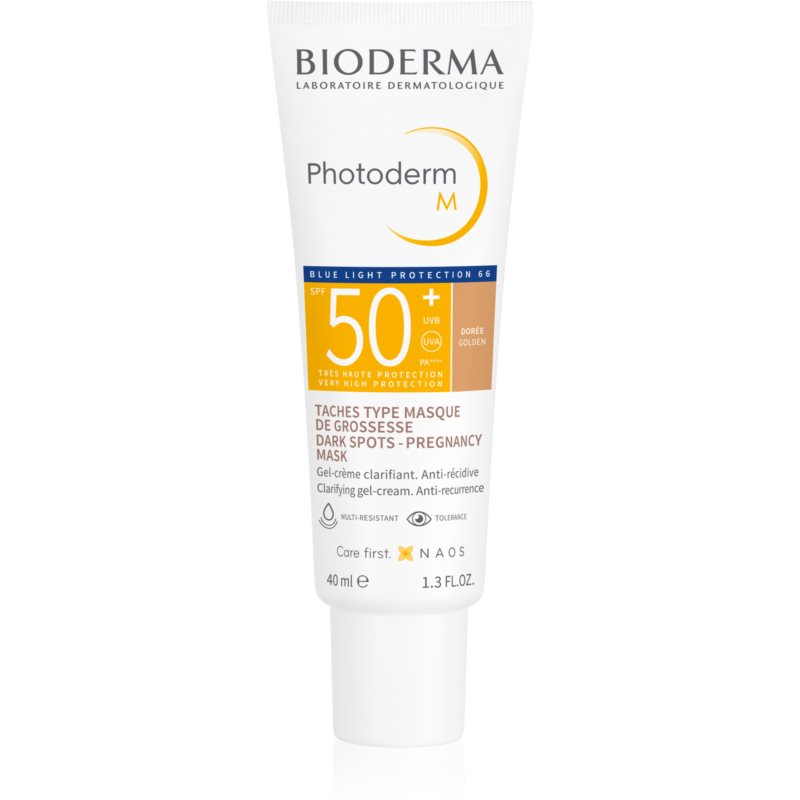 Bioderma Photoderm M ochranný tónovací krém proti pigmentovým škvrnám SPF 50 odtieň Golden 40 ml