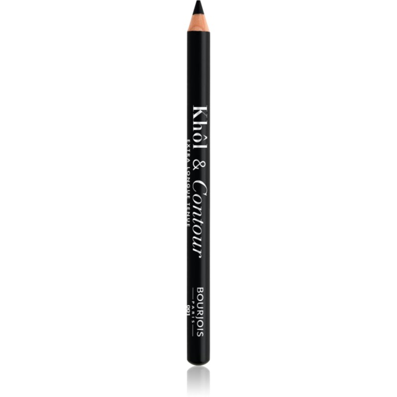 Bourjois Khôl  Contour Extra Longue Tenue dlhotrvajúca ceruzka na oči so strúhatkom odtieň 001 Noir-issime 1,2 g