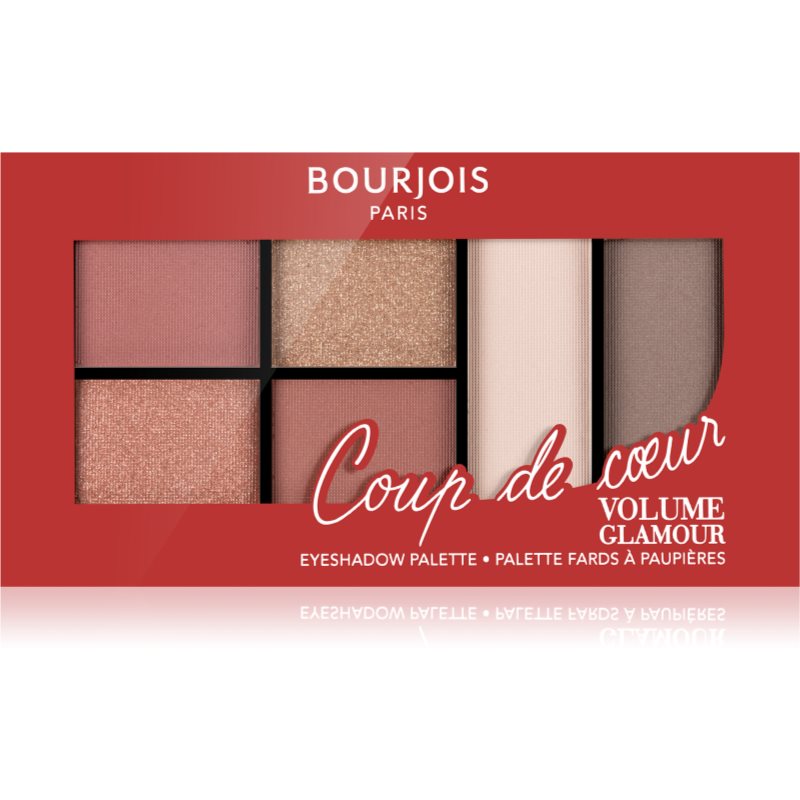 Bourjois Volume Glamour paletka očných tieňov odtieň 001 Coup De Coeur 8,4 g