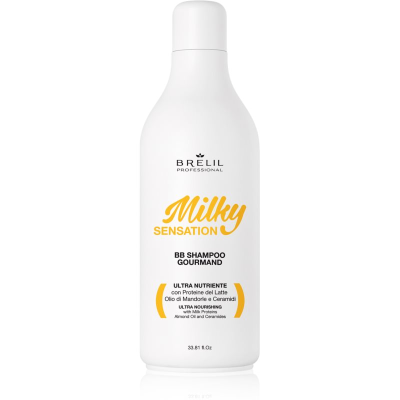 Brelil Professional Milky Sensation BB Shampoo regeneračný šampón pre slabé a poškodené vlasy 1000 ml