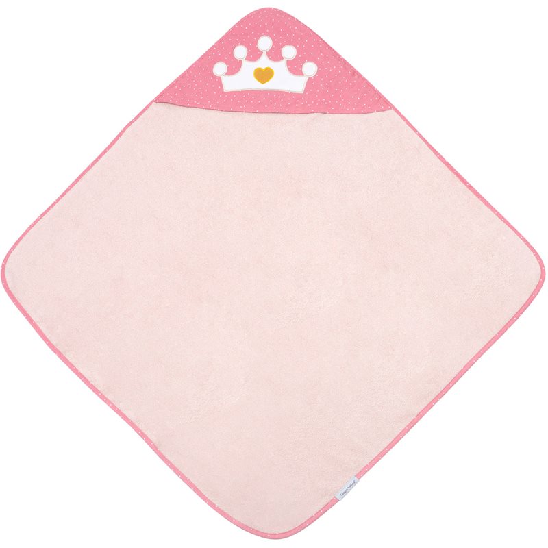Canpol babies Royal Baby osuška s kapucňou Pink 85x85 cm