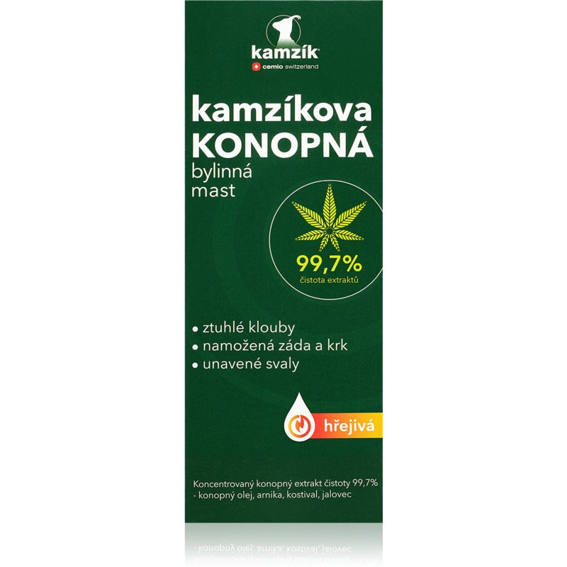 Cemio Kamzík konopná masť bylinná masť (s hrejivým účinkom)