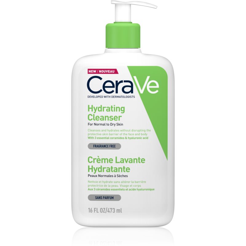 CeraVe Hydrating Cleanser čistiaca emulzia s hydratačným účinkom 473 ml