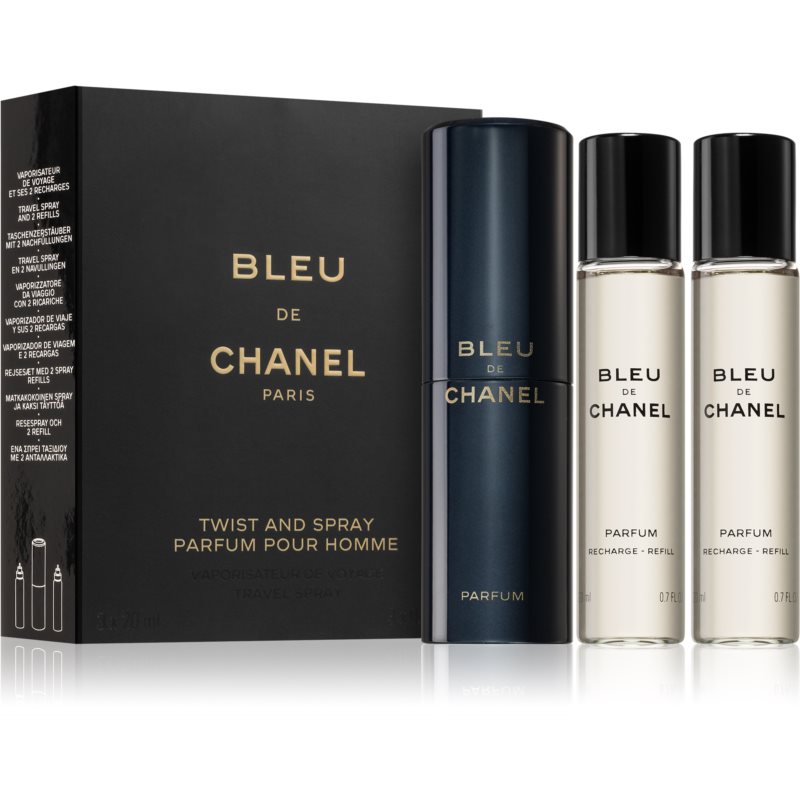 Chanel Bleu de Chanel parfém  náhradná náplň pre mužov 3x20 ml