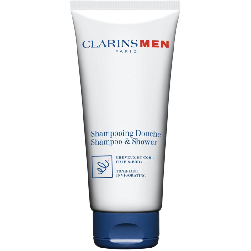 Clarins Men Shampoo  Shower osviežujúci šampón na telo a vlasy 200 ml