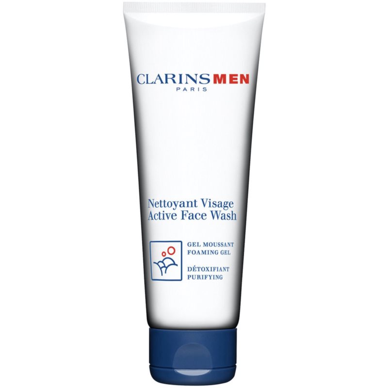 Clarins Men Active Face Wash čiastiaci penivý gél pre mužov 125 ml