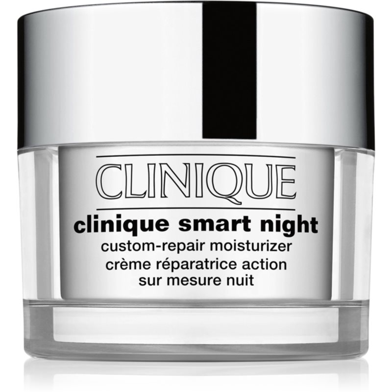Clinique Smart Night™ Custom-Repair Moisturizer hydratačný nočný krém proti vráskam pre suchú a zmiešanú pleť 50 ml