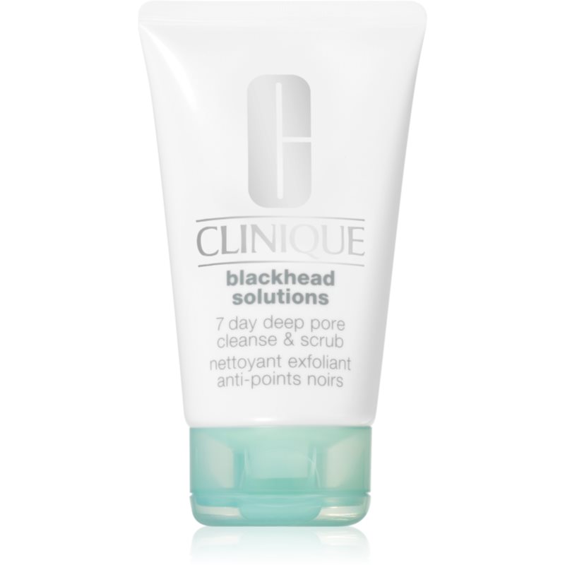 Clinique Blackhead Solutions 7 Day Deep Pore Cleanse  Scrub čistiaci pleťový peeling proti čiernym bodkám 125 ml