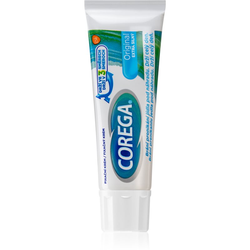 Corega Original Extra Strong fixačný krém pre zubnú náhradu s extra silnou fixáciou 40 g