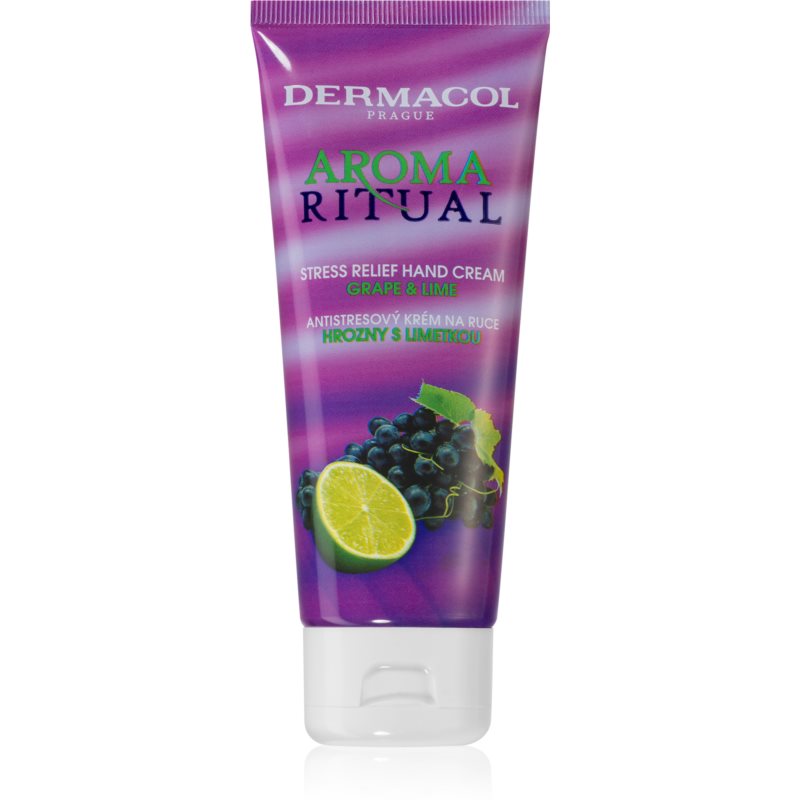 Dermacol Aroma Ritual Grape  Lime antistresový krém na ruky 100 ml