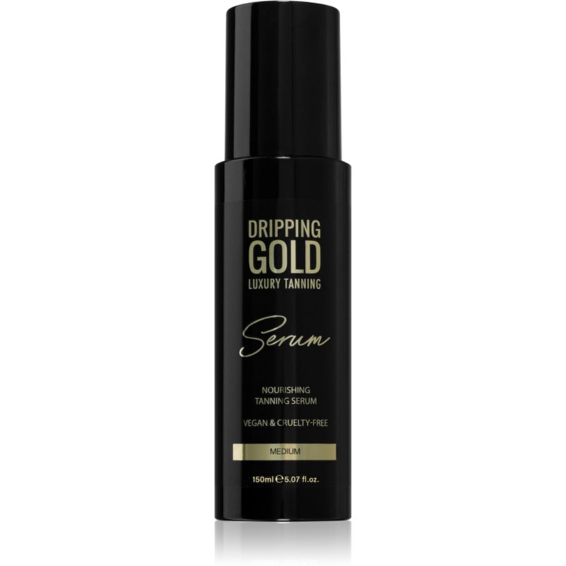 Dripping Gold Luxury Tanning Serum samoopaľovací prípravok na telo a tvár odtieň Medium 150 ml