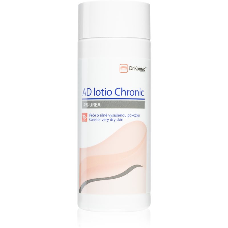 Dr Konrad AD lotio® Chronic telové mlieko pre suchú až veľmi suchú pokožku 4 percent Urea 200 ml