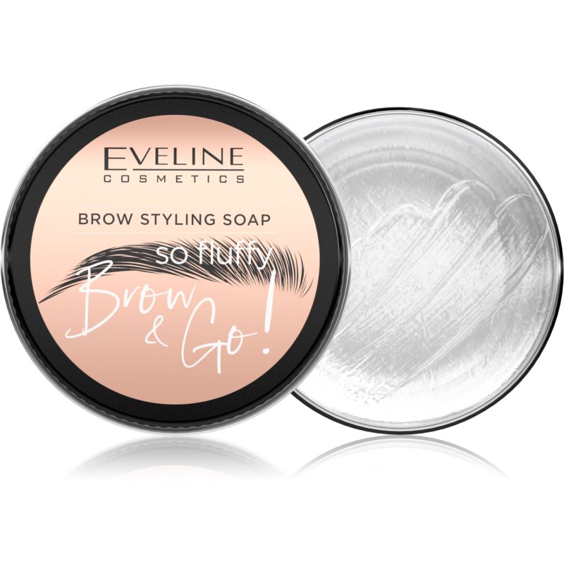Eveline Cosmetics Brow  Go! stylingové mydlo na obočie 25 g