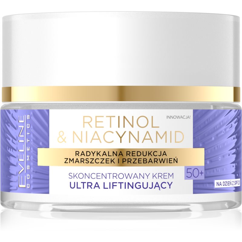 Eveline Cosmetics Retinol  Niacynamid denný liftingový krém 50 SPF 20 50 ml