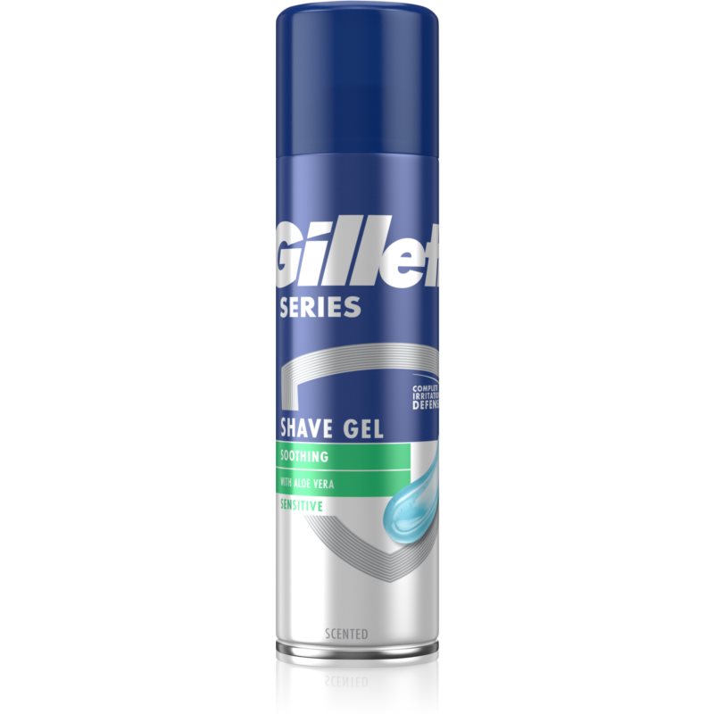 Gillette Series Sensitive gél na holenie pre mužov 200 ml