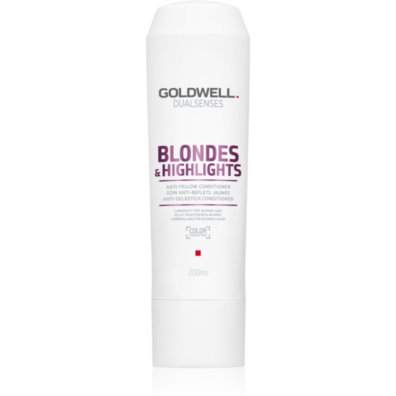 Goldwell Dualsenses Blondes  Highlights kondicionér pre blond vlasy neutralizujúci žlté tóny 200 ml