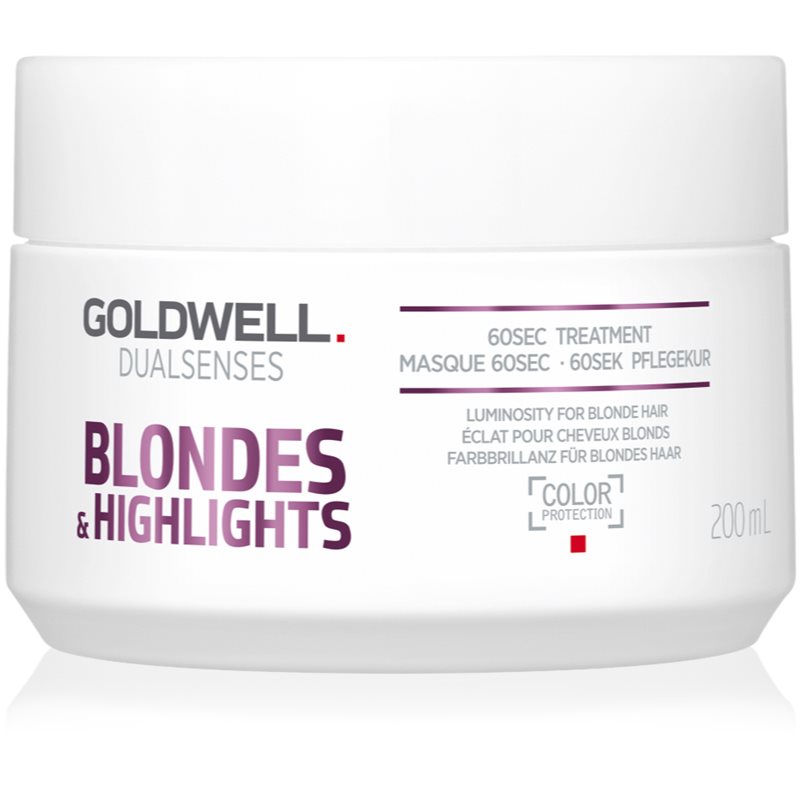 Goldwell Dualsenses Blondes  Highlights regeneračná maska neutralizujúci žlté tóny 200 ml