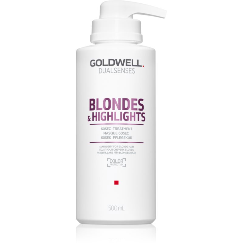 Goldwell Dualsenses Blondes  Highlights regeneračná maska  neutralizujúci žlté tóny 500 ml